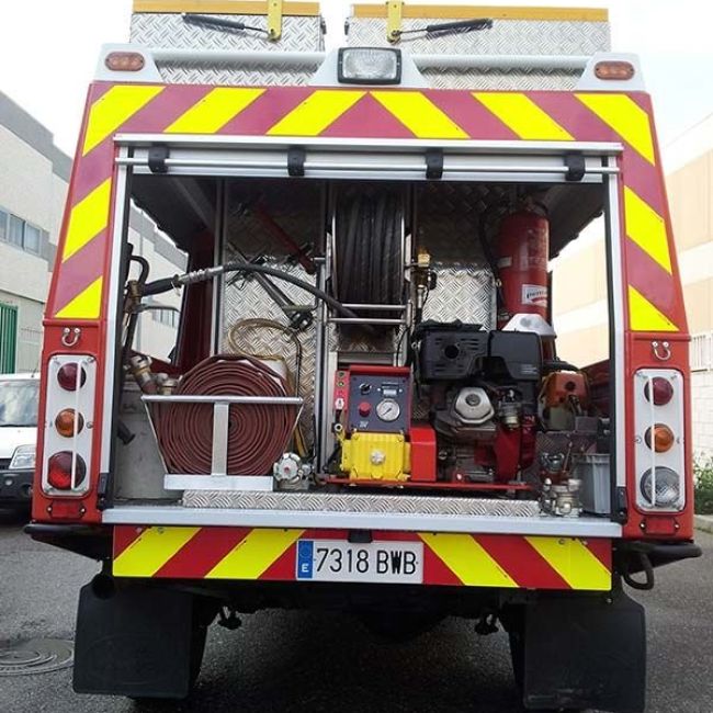 Transformación de vehículos emergencias